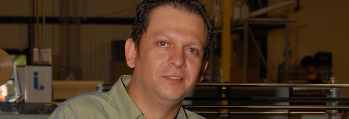 Paying it Forward Paco Padilla working in Envision manufacturing