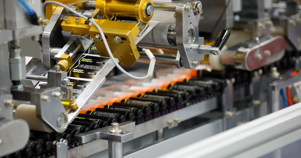 Marker machine close up.