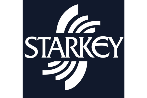 The starkey logo.