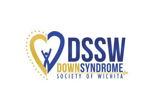 The down syndrome society of wichita logo.