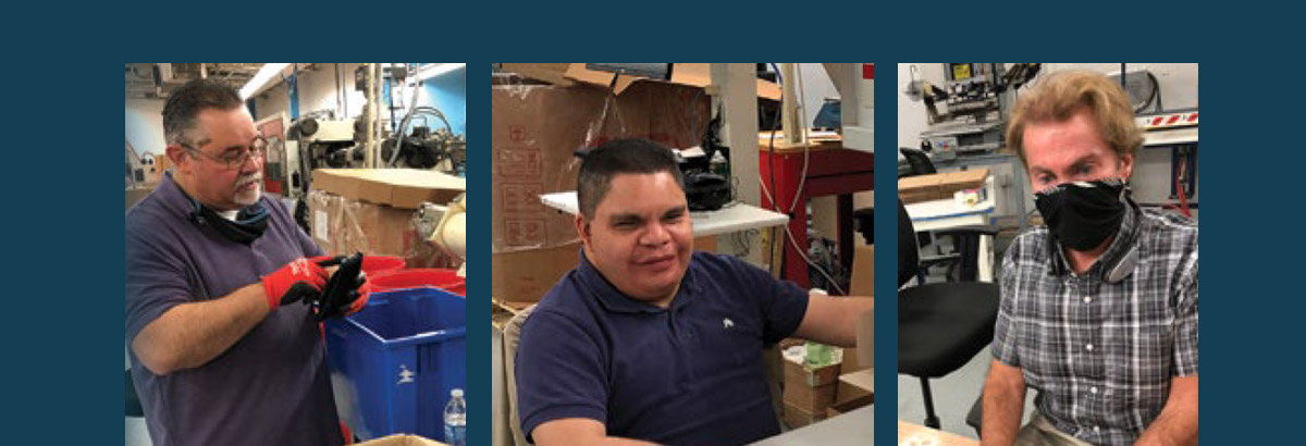 Photo collage of three Envision Dallas employees Blake Lindsay, Al Rodriguez, Amando Ortiz 
