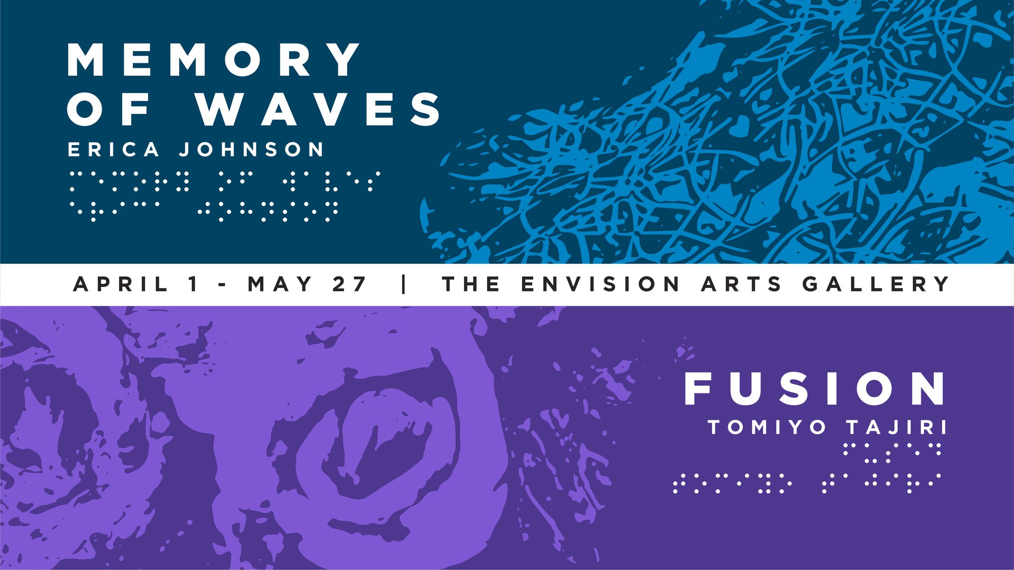 Memory of Waves by Erica Johnson and Fusion by Tomiyo Tajiri