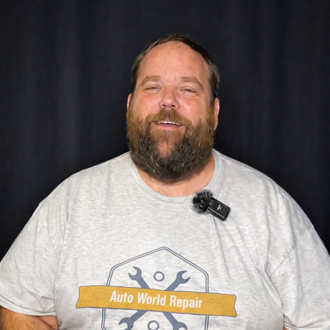 Daniel Allen, materials assembler, poses for an interview at Envision Dallas