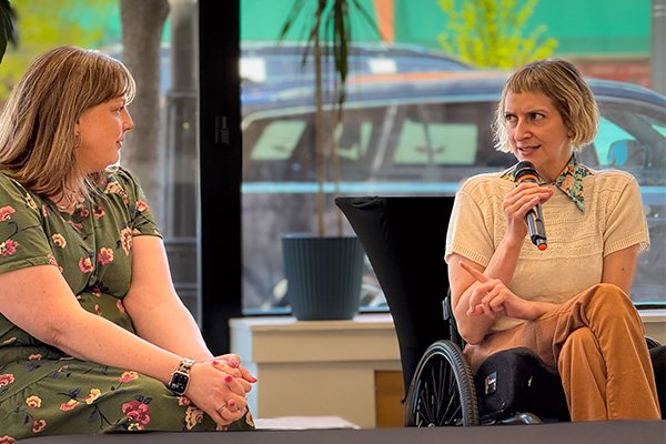 Changing the Conversation: Envision and the 2025 NEA Big Read: Wichita Rebekah Taussig speaks about her experiences at the Envision Arts Gallery