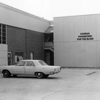Outside view of the new location on East Lincoln in 1975.