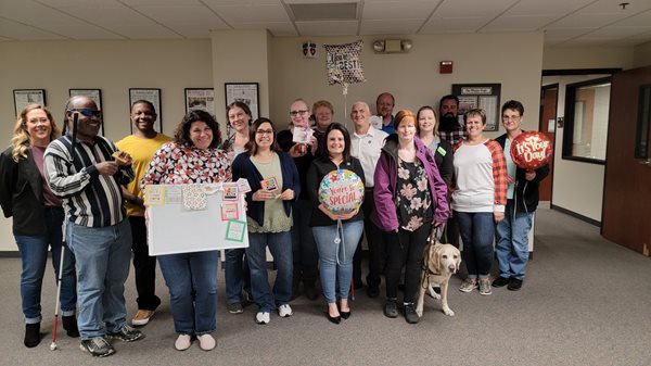 Thank you to all our incredible Customer Service Representatives! Group image of Customer Service Team in Wichita smiling and celebrating the week