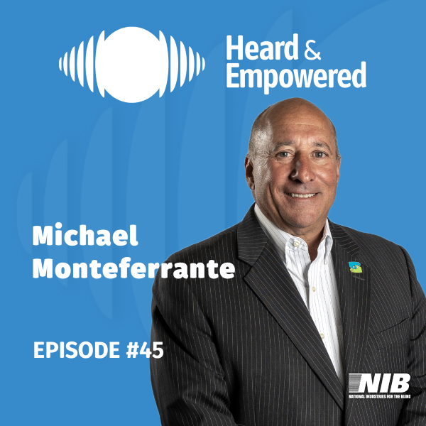 Graphic of NIB Heard & Empowered featuring Michael Monteferrante