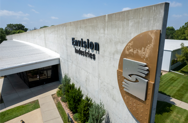 View of Envision Industries building entrance.