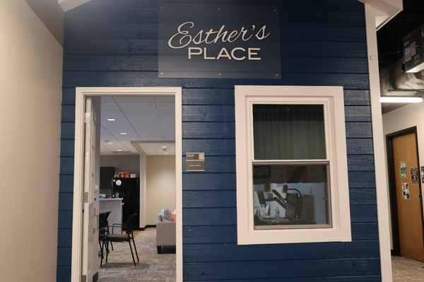 Esther's Place front door. 