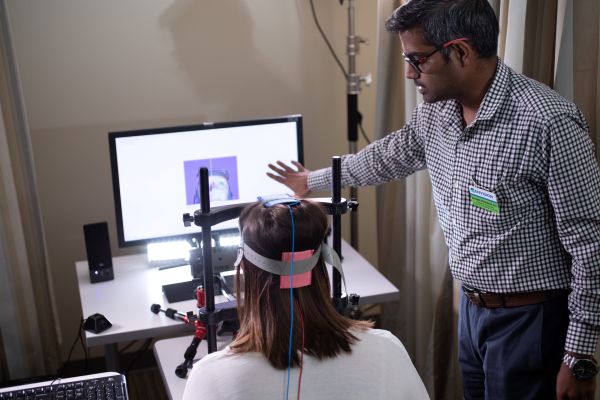 Envision Researcher guides patient through study.