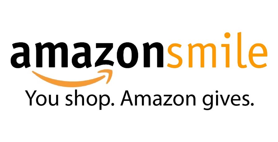 Giving Back with AmazonSmile Amazon smile logo that says you shop amazon gives